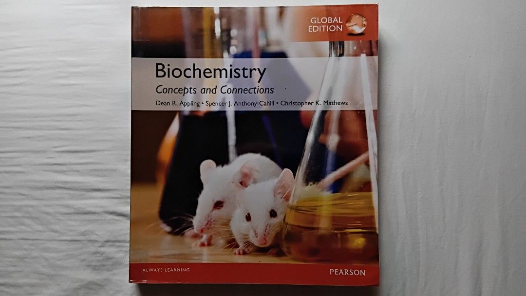 "Biochemistry: Concepts and Connections" (2016) (Category: Textbooks) located in Antipolo. Submitted by imperial_trader (Listing ID 1450829040, Image 1). Description: - RFS: personal emergency *NEGOTIABLE/OPEN TO OFFERS as well - offers will be considered until a deal is made (items are delivered to the buyer and payment is made) - auto accept price: Php 450 -Author/s: Appling, Dean R., Anthony-Cahill, Spencer J., and Mathews, Christopher K. - go