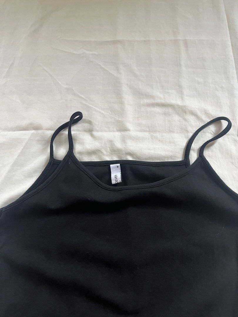 Black Spaghetti Strap Mini Dress (Category: Dresses) located in Pamplona. Submitted by vjbordon (Listing ID 1450848927, Image 3). Description: Basic black spaghetti strap mini dress. Stretchy material. Great for layering or wearing on its own. Measures about 13 inches across the chest. Simple and versatile piece for your wardrobe..