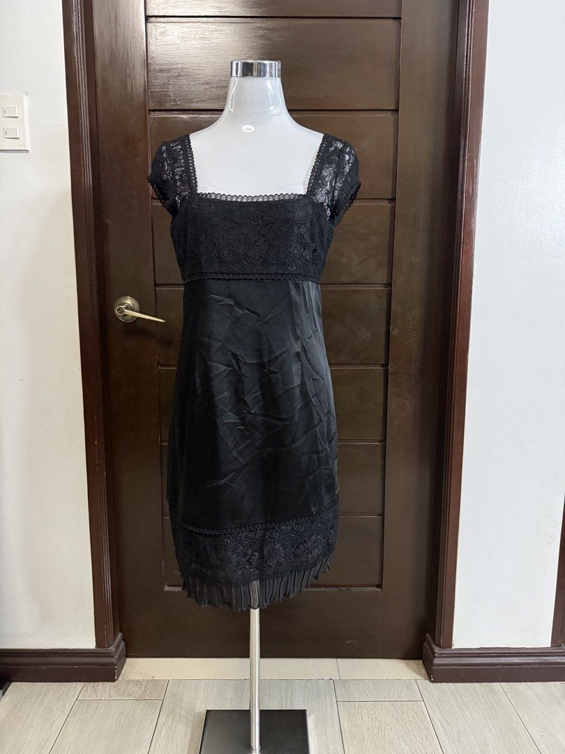 Blue Plaid Mini Dress with Spaghetti Straps (Category: Dresses) located in Quezon City. Submitted by soloqueenph (Listing ID 1450782809, Image 2). Description: Cute blue and white plaid mini dress. Features thin spaghetti straps and a square neckline. Has a small slit on the side. Great for a casual day out or a summer party. Easy to style with sneakers or sandals..