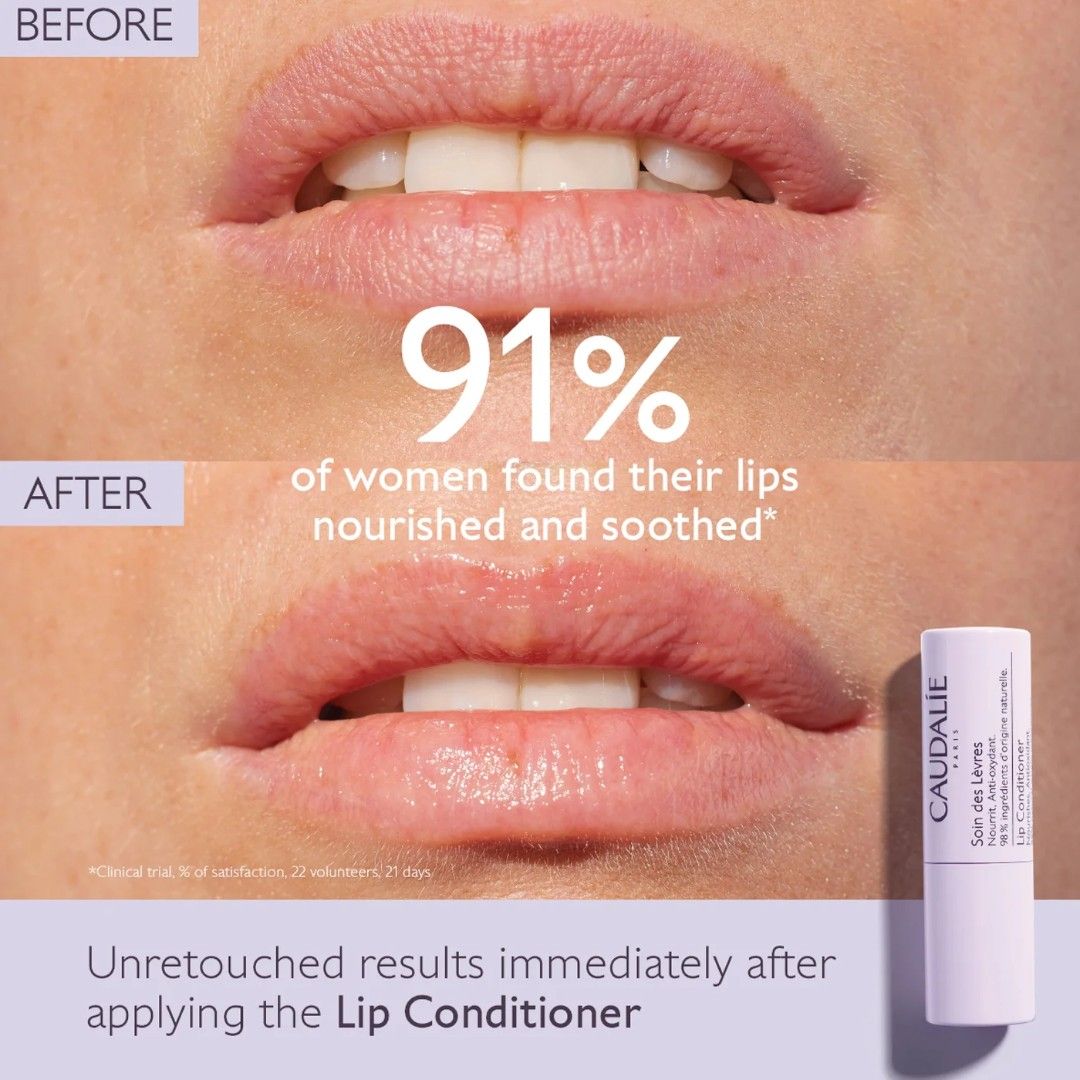 Caudalie Vinotherapist Lip Conditioner (Category: Face Care) located in Cabuyao City. Submitted by marifyyy (Listing ID 1450842740, Image 3). Description: srp 499 brand new no box po ito talaga What it is: A lip conditioner enriched with nourishing grape seed oil and antioxidant grape polyphenols that lastingly protects and soothes dry lips. What it does: The texture of this enriching lip conditioner instantly melts without a greasy effect and le
