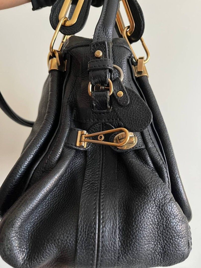 Chloe Paraty Bag (Category: Luxury Bags & Wallets) located in Quezon City. Submitted by cornelle_luxuryph (Listing ID 1450933904, Image 3). Description: Chlo3 Paraty bag Black pebbled leather with gold hardware Condition: 15,900 pesos only + optional 1,300 pesos (for legitgrails certificate of authenticity) Open for layaway Inclusion: dustbin 100% authentic | Money back guarantee ⚠️ Disclaimer: Cornelle’s Luxury PH is not affiliated or associated
