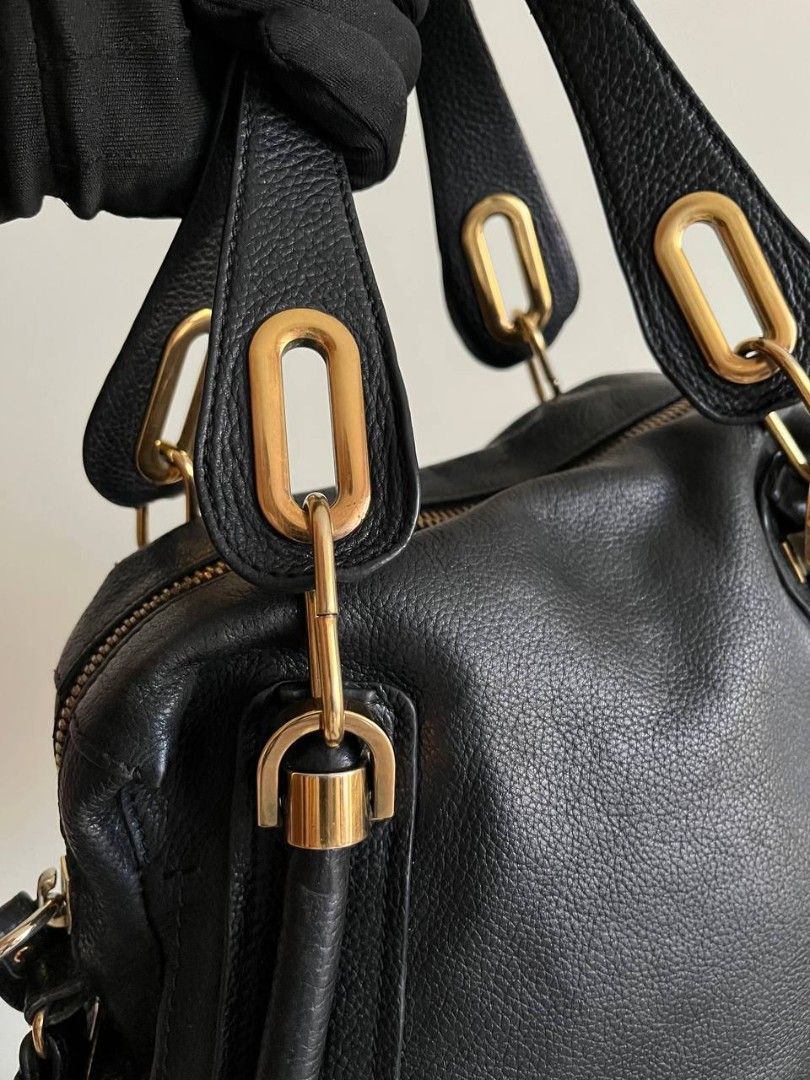 Chloe Paraty Bag (Category: Luxury Bags & Wallets) located in Quezon City. Submitted by cornelle_luxuryph (Listing ID 1450933904, Image 2). Description: Chlo3 Paraty bag Black pebbled leather with gold hardware Condition: 15,900 pesos only + optional 1,300 pesos (for legitgrails certificate of authenticity) Open for layaway Inclusion: dustbin 100% authentic | Money back guarantee ⚠️ Disclaimer: Cornelle’s Luxury PH is not affiliated or associated