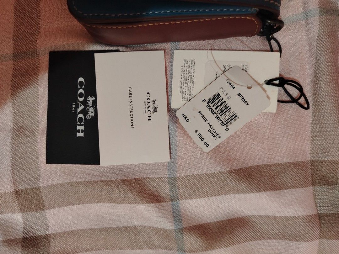 COACH limited edition Space DINKY Sling Bag (Category: Luxury Bags & Wallets) located in Guimba. Submitted by zai_1313 (Listing ID 1450839039, Image 2). Description: -Authentic Collector's item COACH 1941 x NASA Limited Edition Dinky Bag -Turquoise blue -Lowest Price -Good Condition - Comes with the original price tag - COD/COP thru LBC.