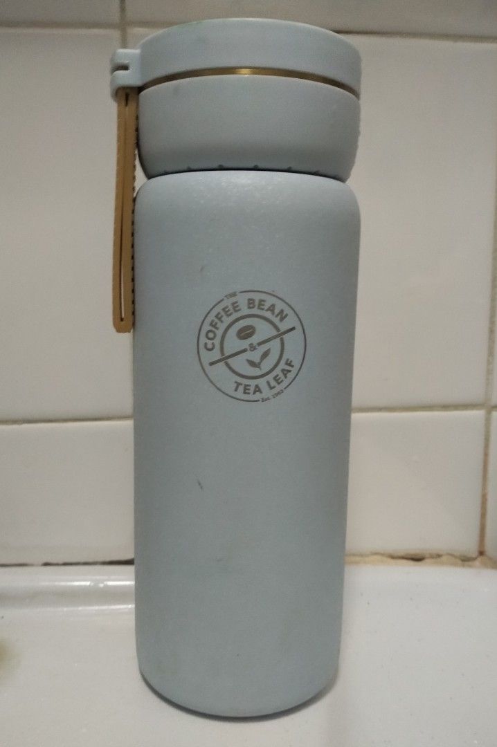 Coffee Bean & Tea Leaf Tumbler - Light Blue