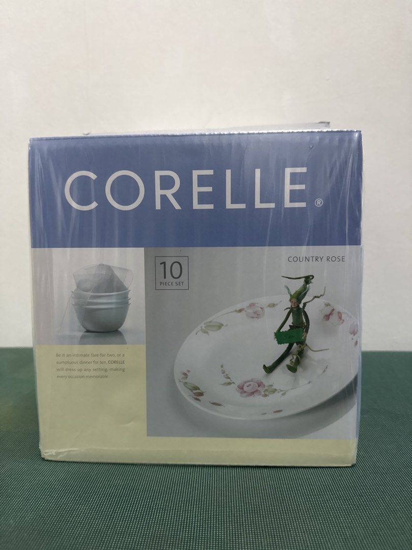 Corelle Country Rose Dinnerware & Carafe Mug Set