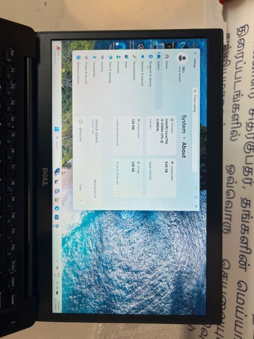 Dell Latitude 7480514827822962452481