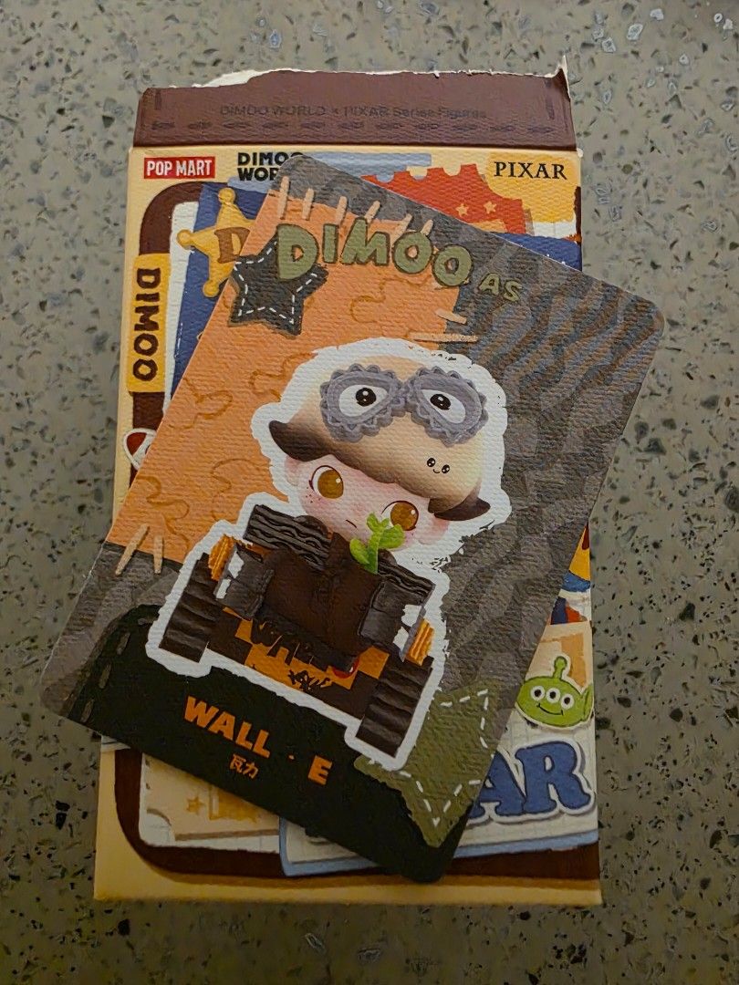 Dimoo Wall-E (Category: Designer & Blind Box Toys) located in Singapore. Submitted by thecanberrian (Listing ID 1450853607, Image 1). Description: duplicated to sell @ $16.00.