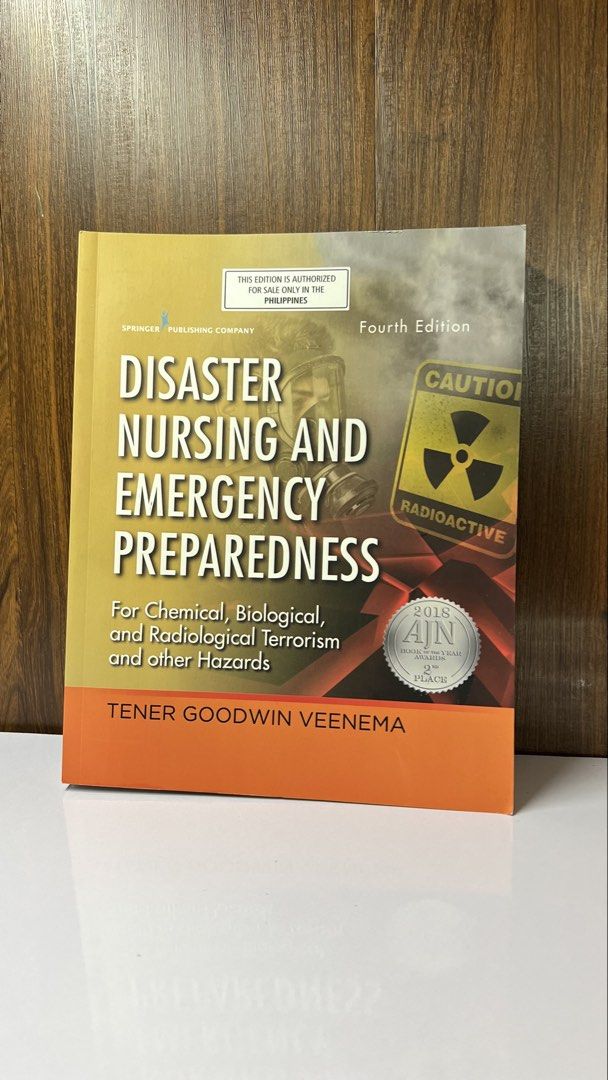 Disaster Nursing and Emergency Preparedness Fourth Edition (Category: Textbooks) located in Manila. Submitted by irshlocardo (Listing ID 1450811679, Image 1). Description: - Disaster Nursing and Emergency Preparedness, Fourth Edition - Published by Springer Publishing Company - Ideal reference for nursing students and professionals.