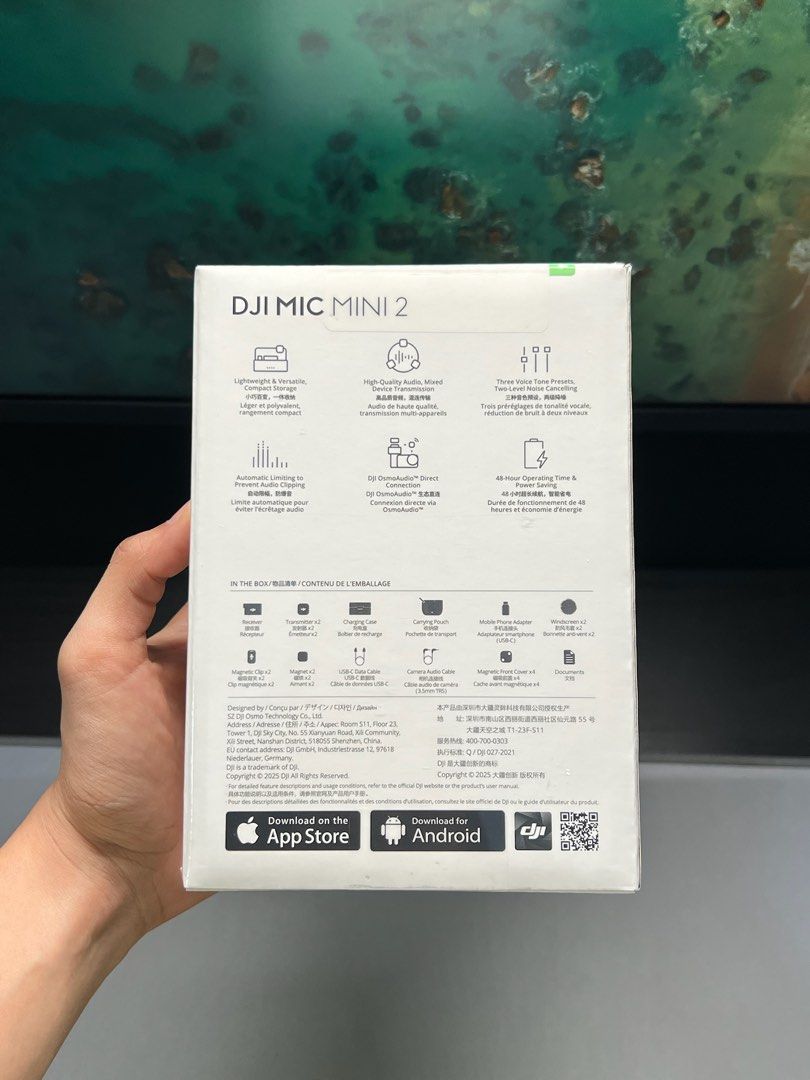 DJI Mic Mini 2 (2TX + 1RX + CC) (Category: Microphones) located in Malabon City. Submitted by enricogomez (Listing ID 1450850961, Image 2). Description: DJI Mic Mini 2 (2TX + 1RX + CC) >> brand new sealed >> original >> malabon loc.