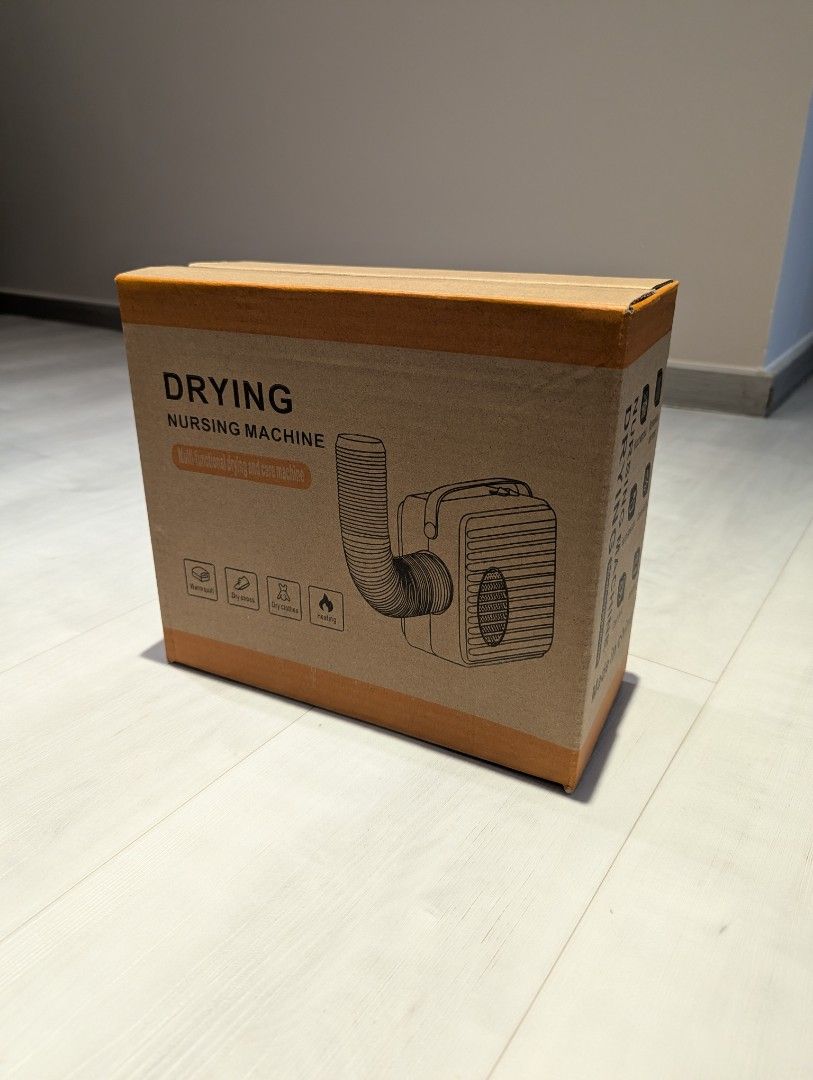 Drying Nursing Machine / multi-functional drying machine (Category: Home Improvement Tools & Accessories) located in Singapore. Submitted by whitewolf87 (Listing ID 1450869513, Image 3). Description: - Compact design with flexible hose - Functions: Fast drying, odor removal - Ensures items are clean and dry brand new, reason for sell: find myself never use it, originally bought to dry filament for 3D printer but ended up never set it up after bou