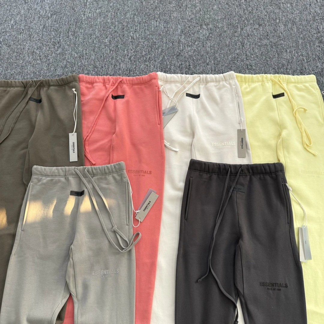 Fear of God Essentials Sweatpants (Category: Joggers) located in Manila. Submitted by godspeedmnl (Listing ID 1450906452, Image 3). Description: Fear of God Essentials Sweatpants 2,589PHP / Sizes: S, M, L, XL Colorway: PICS (Feel free to message me for additional photos.) Package included: • Fear of God Essentials Sweatpants x 1 • Godspeed Mnl Paper Bag • Godspeed Mnl logo & streetwear stickers. • Chance to be added to our GVIP list for exclusive