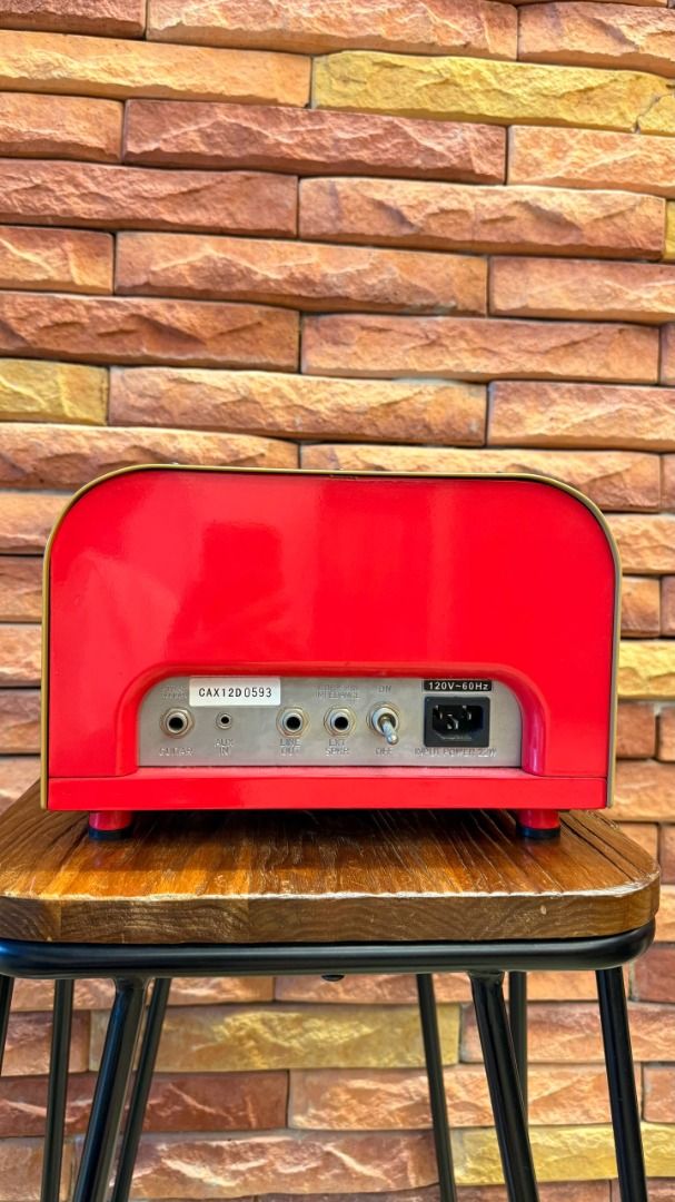 Fender Greta 2W Tube Amplifier (Category: Soundbars, Speakers & Amplifiers) located in Pasig City. Submitted by crossovervault (Listing ID 1450806478, Image 2). Description: Model Greta Pawn Shop Series 2-Watt 1x4" Guitar Combo Finish Red Year 2012 - 2013 Made In China Number of Inputs 1 Input Color Family Red Electronics Tube Model Family Fender Greta Reverb None Speaker Configuration 1x4" Series Fender Pawn Shop Amp Number of Channels 1 Channel