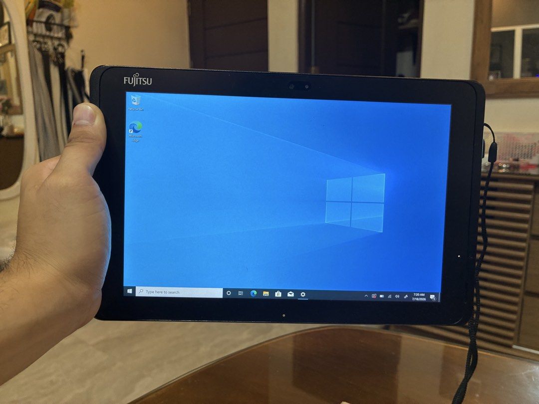 Fujitsu Tablet 2-in-1 Laptop with Keyboard and Mouse (Category: Laptops & Notebooks) located in Abucay. Submitted by fliptopsph (Listing ID 1450898546, Image 3). Description: 💻 Fujitsu ARROWS Tab Q507 – 2-in-1 Windows Tablet | Touchscreen | Portable & Reliable 2 Units Available Specifications: • Intel Atom x5 • 4GB RAM • 64GB eMMC Storage • 10.1-inch WUXGA (1920×1200) IPS Touchscreen Display • Intel HD Graphics • Windows 10 Pro / Windows 11 Comp