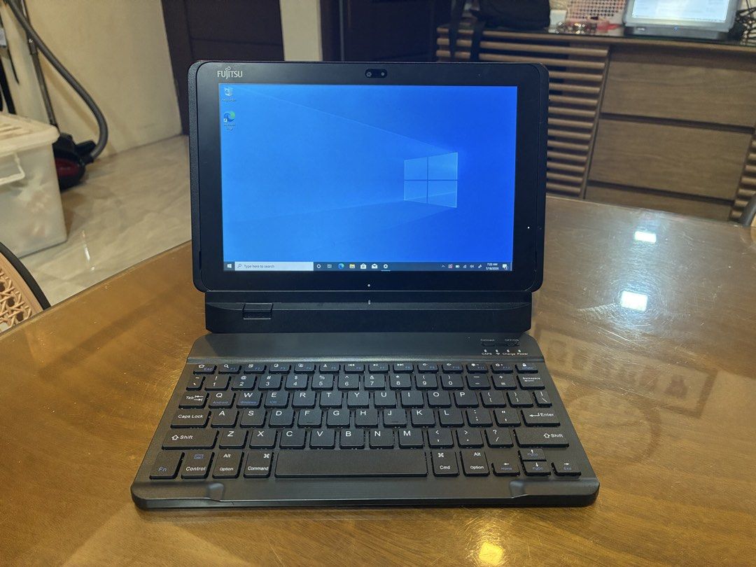 Fujitsu Tablet 2-in-1 Laptop with Keyboard and Mouse (Category: Laptops & Notebooks) located in Abucay. Submitted by fliptopsph (Listing ID 1450898546, Image 1). Description: 💻 Fujitsu ARROWS Tab Q507 – 2-in-1 Windows Tablet | Touchscreen | Portable & Reliable 2 Units Available Specifications: • Intel Atom x5 • 4GB RAM • 64GB eMMC Storage • 10.1-inch WUXGA (1920×1200) IPS Touchscreen Display • Intel HD Graphics • Windows 10 Pro / Windows 11 Comp
