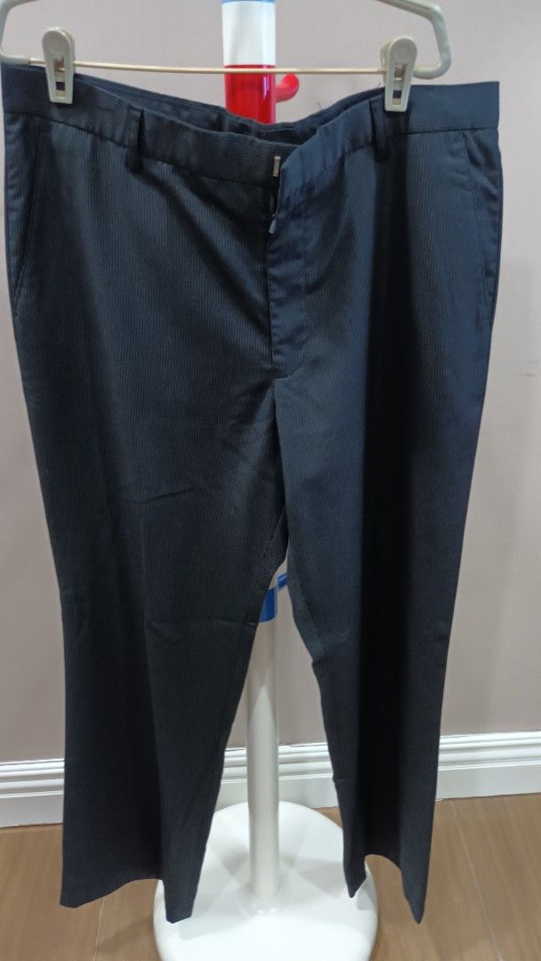 G2000 Man Regular Fit Pants (Category: Trousers) located in Quezon City. Submitted by ddgapstore (Listing ID 1450827005, Image 3). Description: - Brand: G2000 - Color: Black with Pinstripes - Fit: Regular - Size: 35/83cm - Pattern: Subtle pinstripes - Occasion: Work or casual wear .
