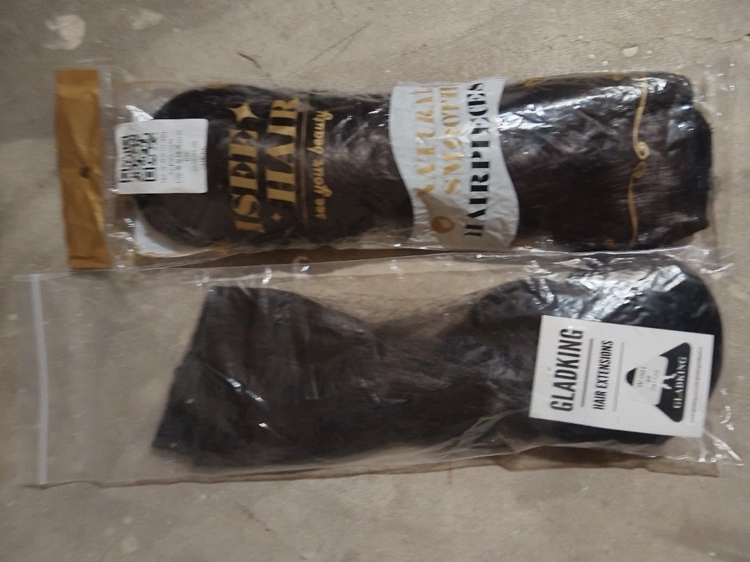 Gladking Clip-in Hair Extensions (Category: Hair Accessories) located in Angeles City. Submitted by friedchikin (Listing ID 1450889765, Image 3). Description: Hair Extensions 56cm in length, brown black x 2 pcs 1 Gladking (brand) and 1 generic hair extension bought from the t1kt0k shop. Will gladly send pictures out of the plastic. Price posted is ALL-IN. Shipping fee included. I just want to sell this. It was never worn outside, only triedd it o