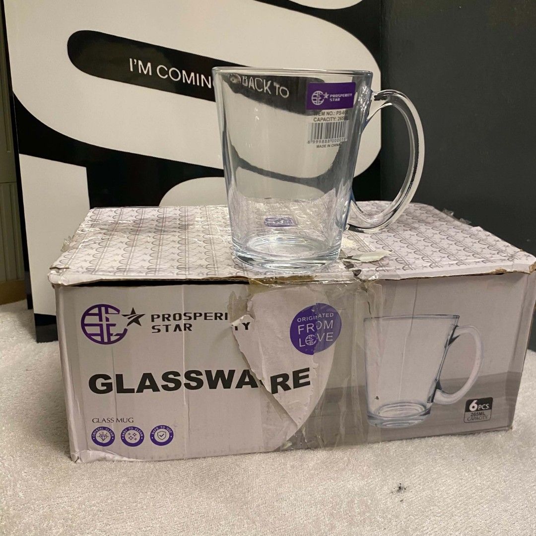 Glassware 6pcs (Category: Other Kitchenware & Tableware) located in Manila. Submitted by itsmeklayyyyyy (Listing ID 1450768664, Image 1). Description: .