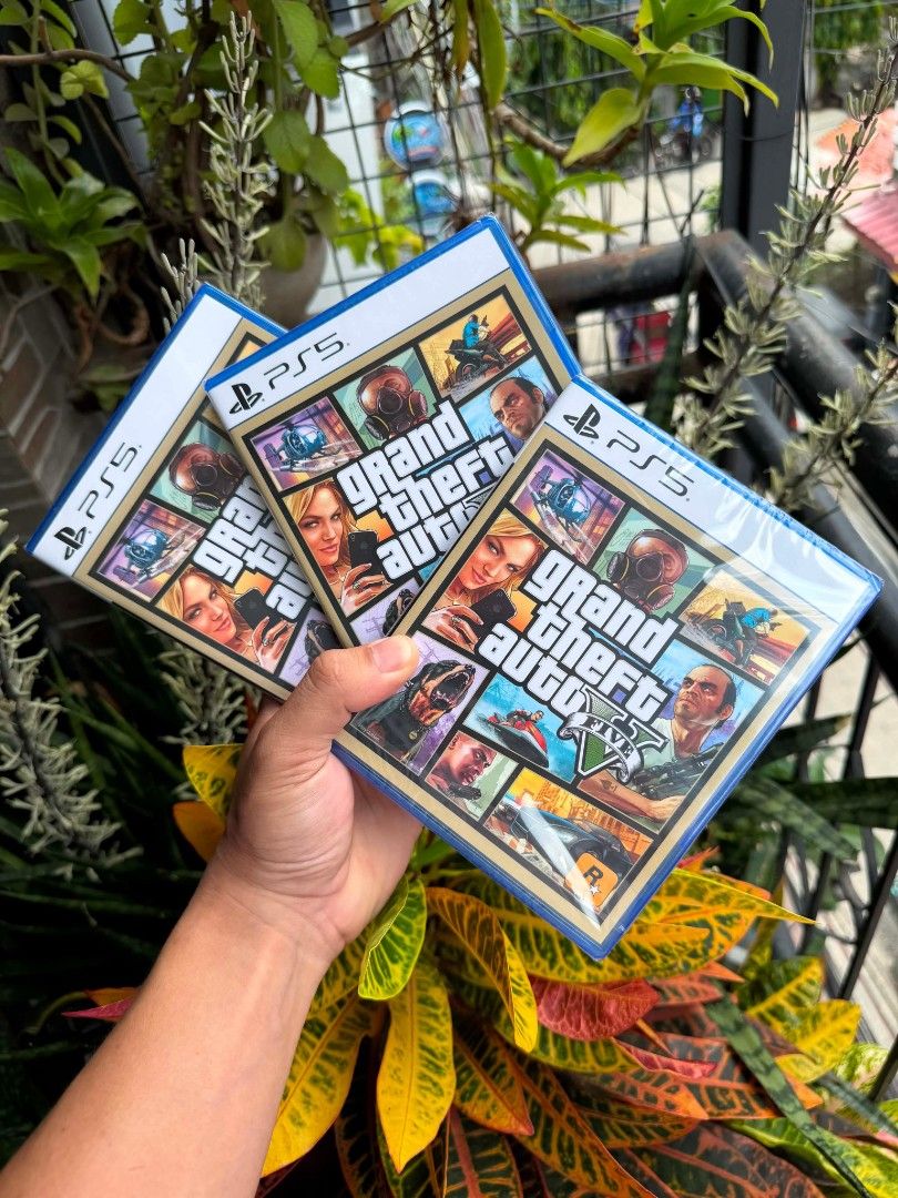 GTA V PS5 / BRANDNEW / PLUG AND PLAY (Category: PlayStation) located in Manila. Submitted by mikkolosg20176 (Listing ID 1450742567, Image 1). Description: FOR SALE PS5 GAMES Price Range: 1450 Comment or PM lang po Can do Lalamove or Pick Up Gcash or COD Payment Same day delivery! Pin Location: Amelia Residence Taguig Thanks Admin 💕.