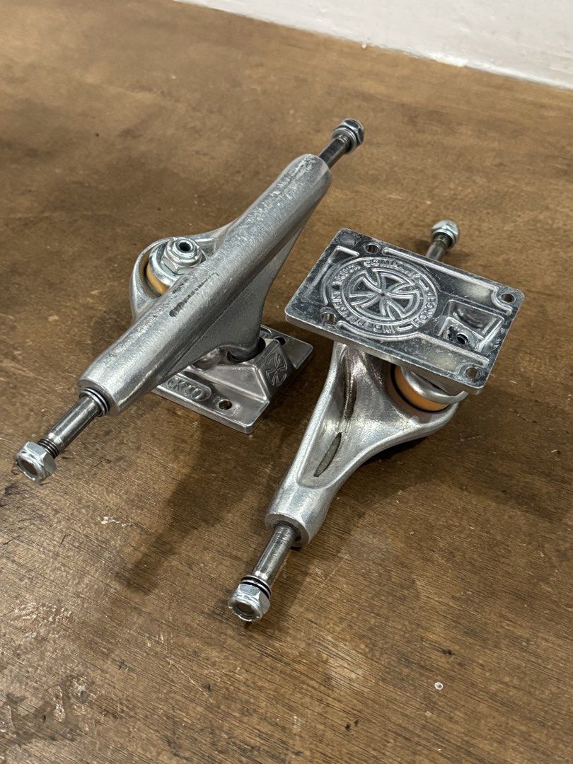 Independent Hollow Polished Trucks 149mm (Category: Skates, Rollerblades & Scooters) located in Taguig. Submitted by ttt2010 (Listing ID 1450869821, Image 1). Description: For sale Almost new! Independent Hollow Polished trucks 149mm Good for board sizes 8.5 and Up ₱2000 only Taguig or Taytay pick up Lalamove ready.