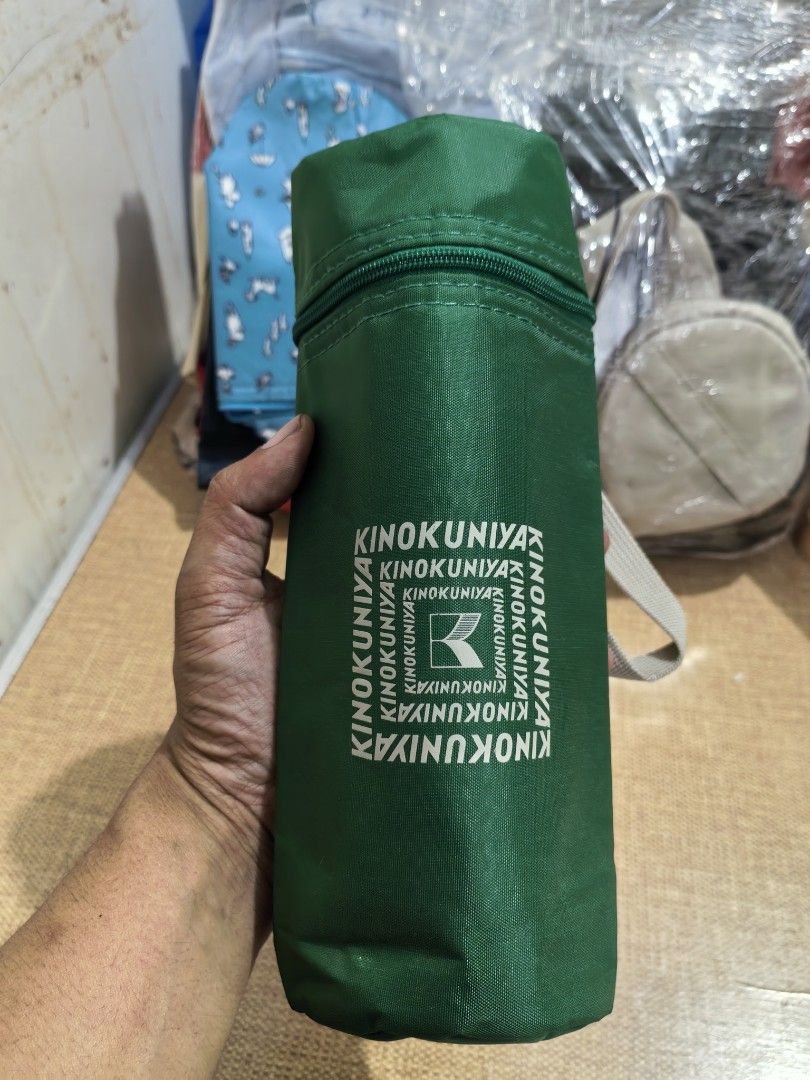 Insulated Waterbottle Pouch Holder. (Category: Other Kitchenware & Tableware) located in Cebu City. Submitted by dudes_villanueva (Listing ID 1450772795, Image 1). Description: Insulated Waterbottle Pouch Holder. Brand: Kinokuniya 📌 In excellent condition. Height: 9.5 in Diameter: 3 in.