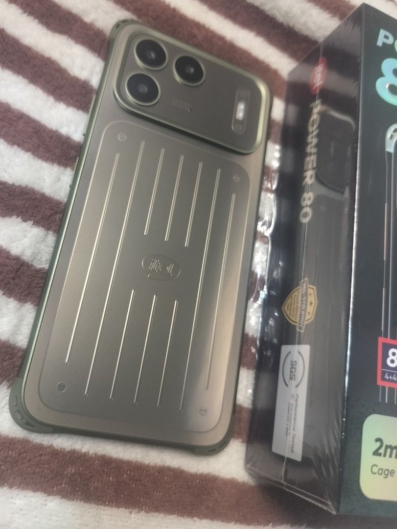 itel POWER 80 Rugged Smartphone (LATEST) (Category: Android Others) located in Cainta. Submitted by whiteelephantph (Listing ID 1450770336, Image 3). Description: bago mga boss, inopen lang para icheck Latest model Itel POWER 80 Rugged Waterproof shockproof 4GB+8GB RAM 128GB ROM Unisoc T7250 Android 16 OS with box, charger, cable, casing Pwede itesting bago bayaran Antipolo City loc Fix na ₱6,300 Pm is the Key!.