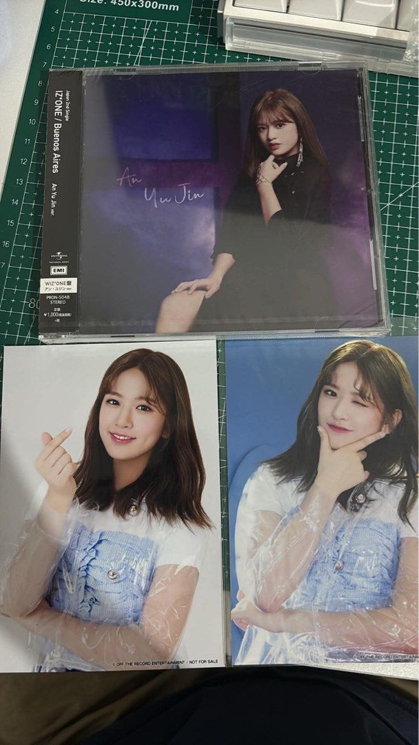 IZ*ONE Yujin Buenos Aires Type B CD+DVD & Photocards (Category: CDs & DVDs) located in Makati City. Submitted by jmltrjn (Listing ID 1450737308, Image 2). Description: - IZ*ONE Yujin Buenos Aires Type B CD+DVD Album - Brand new and sealed - Includes CD and DVD - Comes with 2 official Yujin photocards .
