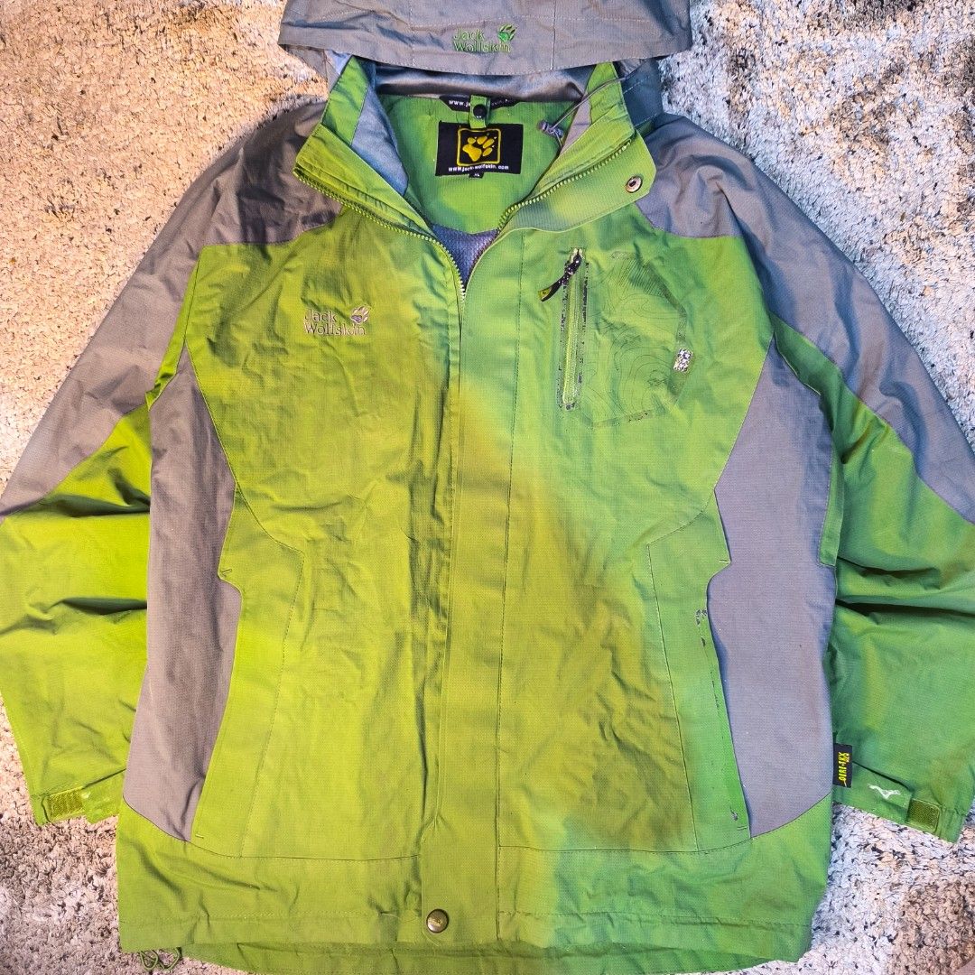 Jack wolfskin jacket (Category: Coats, Jackets and Outerwear) located in Paranaque City. Submitted by arcollective.ph (Listing ID 1450774879, Image 1). Description: L x W: 27.5 x 25 Reminder: Colors of the items may look slightly different in person due to camera flash and lighting..