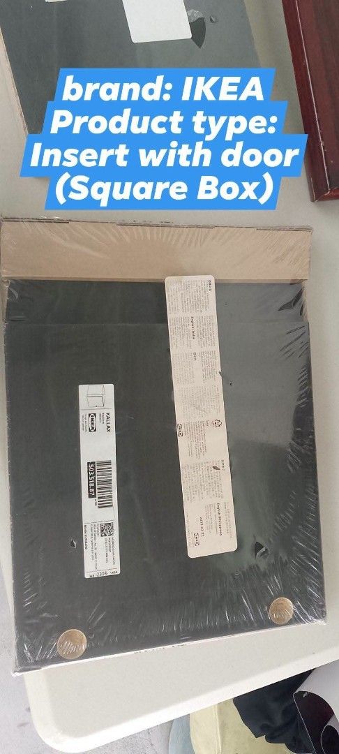 Japan IKEA Insert with door (square box) (Category: Looking For) located in Bulacan. Submitted by amarijapansurplus (Listing ID 1450834245, Image 1). Description: - Brand: IKEA - Product Type: KALLAX Insert with door (Square Box) - Origin: Made in Poland - Condition: Good, as shown in photos - Designed for IKEA square box systems 📌as is 📌What u see is what u get 📌First to pay basis 📌Auto pass sa COD iwas scam sa part ko 📌MOP: GCASH 📌MOD: Pi