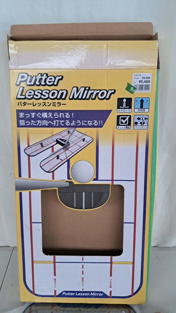 Japan Putter Lesson Mirror Golf Training Aid (Category: Golf) located in Bulacan. Submitted by amarijapansurplus (Listing ID 1450736027, Image 3). Description: 📌as is 📌WYSIWYG 📌First to pay basis 📌Auto pass sa COD iwas scam sa part ko 📌MOP: GCASH 📌MOD: Pick-up, Lalamove (motorcycle) or J&T/Flash Express/SPX Express 📌Return and Exchange Store Policy, Strictly No Refund 📌Loc. Panginay, Balagtas, Bulacan 🇯🇵AMARI Japan Surplus🇯🇵 We ship n