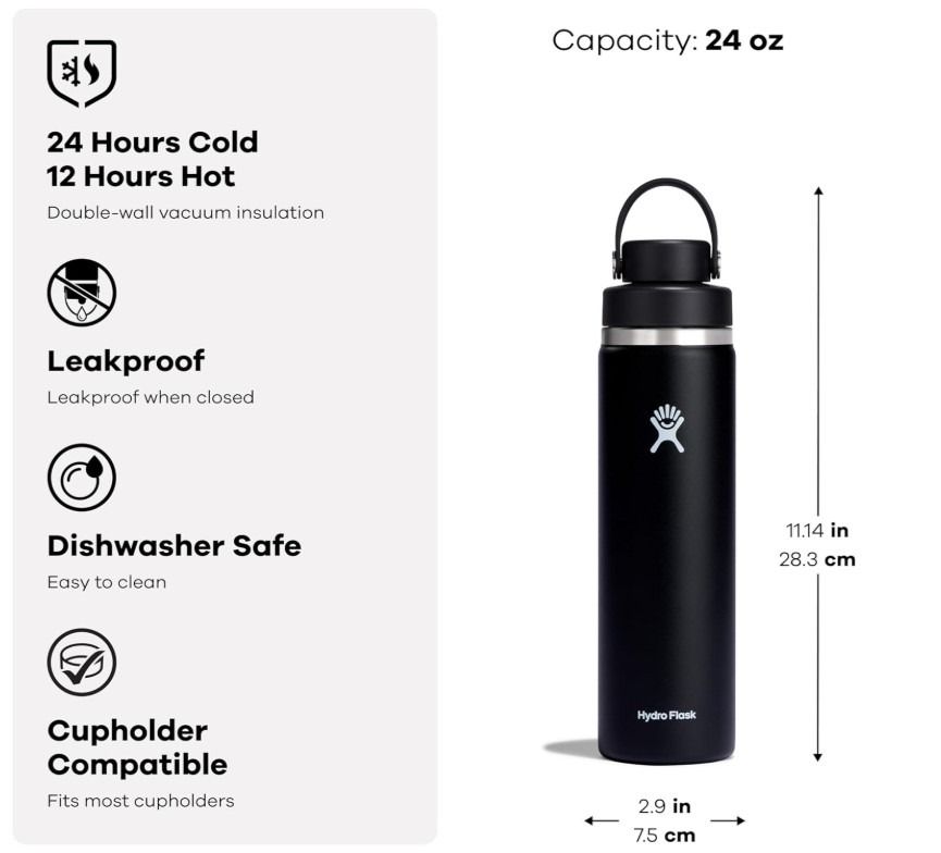 JE-Hydroflask Wide FLex Chup Cap 24OZ, Birch514403777915791361