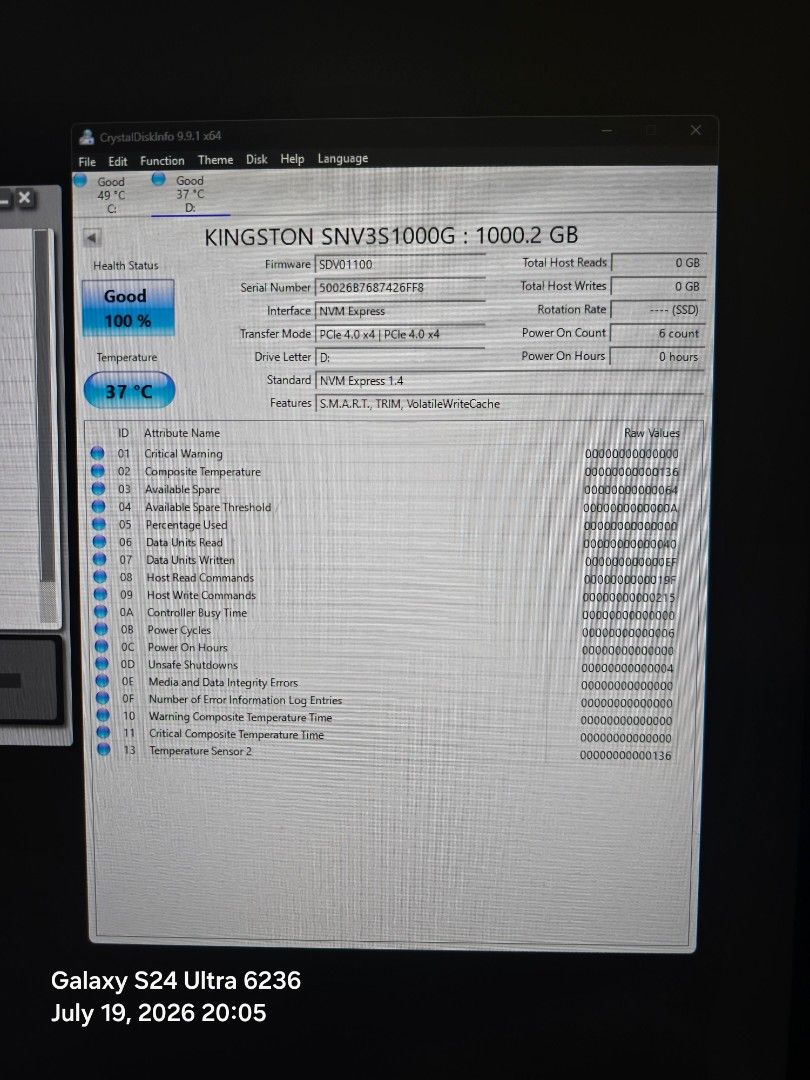 KINGSTON NV3 1TB (Category: Hard Disks & Thumbdrives) located in Apalit. Submitted by marc_dc (Listing ID 1447325821, Image 2). Description: Condition: Brand new never used Loc: Pampanga/ Mandaluyong Rfs: Extra.