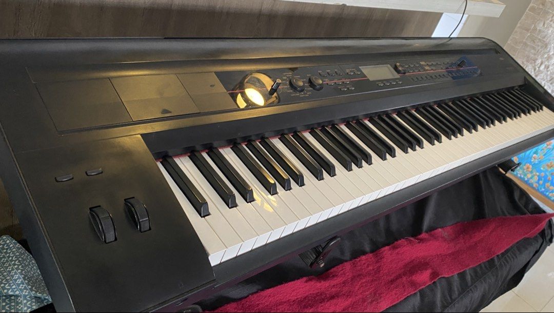 KORG KROSS Synthesizer Keyboard (Category: Musical Instruments) located in Silang. Submitted by ddeclutterproject (Listing ID 1450779309, Image 1). Description: - KORG KROSS 88-key synthesizer keyboard - Ideal for music production and live performances - Battery compartment visible in photos - keys are in excellent working condition -light scratches -LCD: some lines are missing but very much readable -buttons are hard to the touch but responsive 
