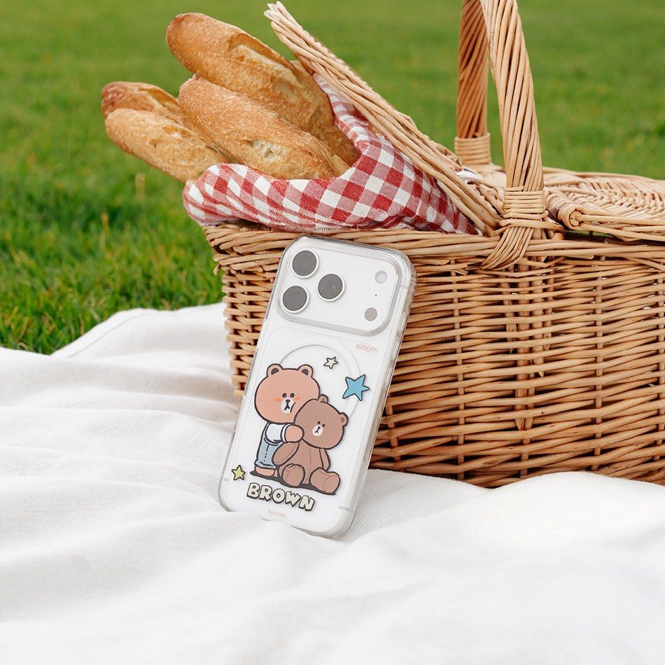 🇰🇷韓國Line Friends Brown MagSafe iPhone 16/17 /18Case 🆕, 手提電話, 電話及其他裝置配件 ...