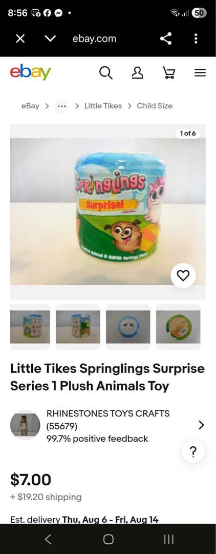 Little Tikes Springlings (Category: Plushies & Soft Toys) located in Manila. Submitted by carlance (Listing ID 1450873093, Image 3). Description: 2x authentic Little tykes Springlings surprise plush - in good working condition.