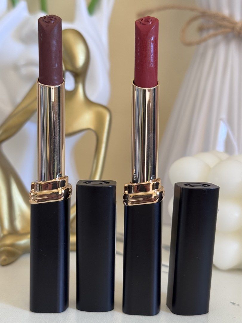 Loreal Colour Riche Intense Volume Matte Lipstick Full Size (Category: Makeup) located in Batangas. Submitted by maria0808 (Listing ID 1450877526, Image 1). Description: 🧡PRICE PER PIECE! 💛Shades: 137 Le Nude Assertive 300 Le Rouge Paris.