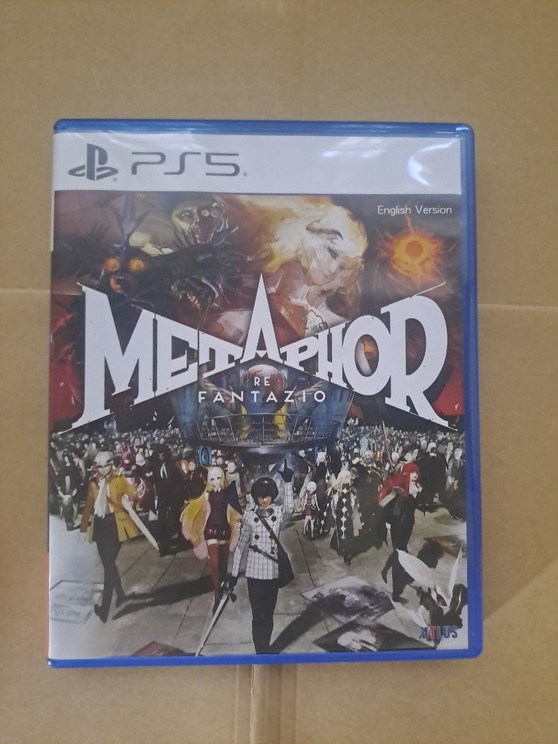 Metaphor: ReFantazio PS5 English Version (Category: PlayStation) located in Manila. Submitted by richvillar95436 (Listing ID 1450775074, Image 1). Description: - Metaphor: ReFantazio for PlayStation 5 - English Version - Brand New and Sealed - Ready for a new owner.