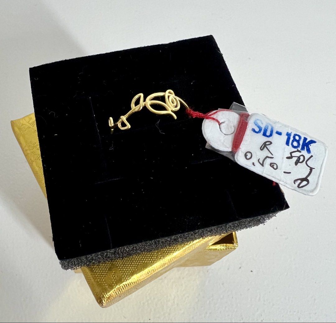 Minimalist Rose Ring in 18k Saudi Gold (Category: Rings) located in Manila. Submitted by importgoodiesph (Listing ID 1450804699, Image 3). Description: Minimalist Rose Ring in 18k Saudi Gold - brand new - 18k yellow Saudi gold - size 6 - weight: 0.5g BEST PRICE POSTED. LBC shipping c/o buyer. No meet-up..