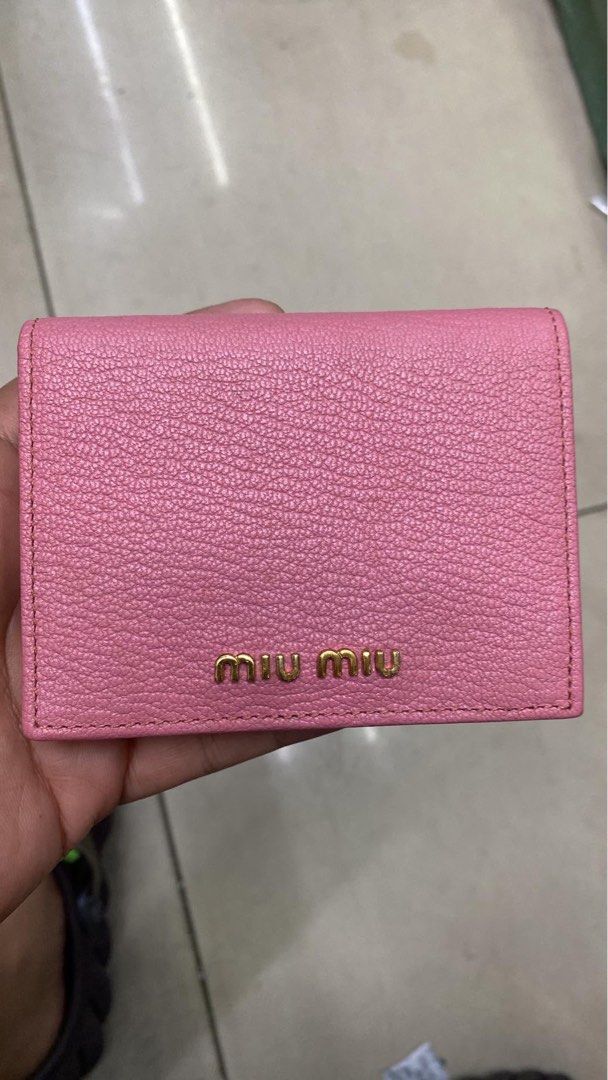 Miu miu (Category: Luxury Bags & Wallets) located in Legazpi City. Submitted by thesource052 (Listing ID 1450930110, Image 1). Description: Miu miu wallet More card slots Good as new With coded Made in italy No issue.