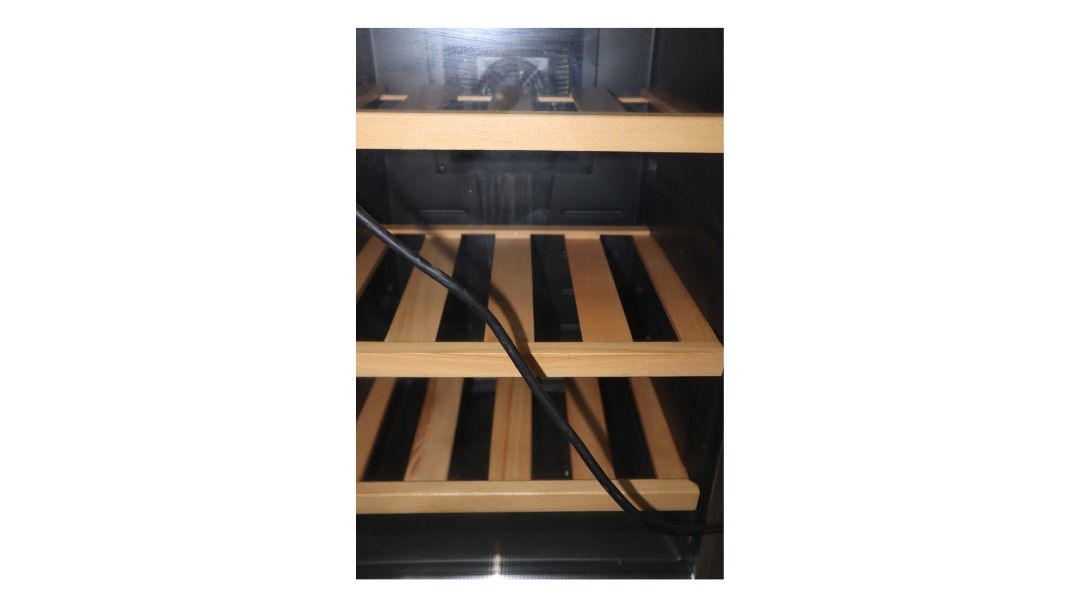 Muller & Stein Wine Chiller MFWC - 28B (Category: Wine Cellar & Storage) located in Caloocan City. Submitted by mce_sales2026 (Listing ID 1450813497, Image 2). Description: Details: Muller & Stein Wine Chiller (Model: MFWC-28B), a compact and stylish wine storage unit designed to keep wines at optimal temperature. Ideal for home use, small collections, or office settings, with space for multiple bottles. Features: - Capacity for up to 28 bottles 