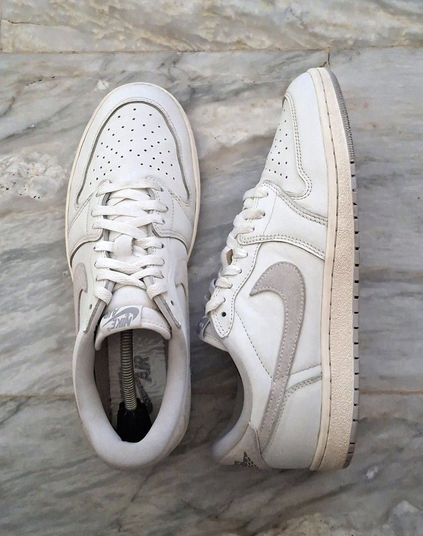 Nike Air Jordan 1 Low '85 Size 12 (Category: Sneakers & Footwear) located in Binan City. Submitted by redhamster (Listing ID 1450855507, Image 1). Description: FOR SALE (Personal pair, not thrifted) Nike Air Jordan 1 Low '85 Neutral Grey Size 12 Used 8.5/10 condition (No seps) Complete with box and inserts 100% Legit/Authentic Php 3,495 only Negotiable Biñan City Laguna DM me for inquiries..