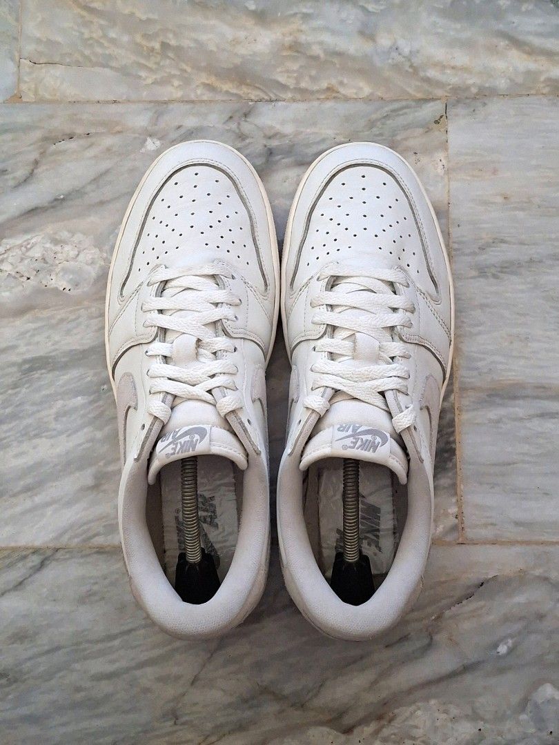Nike Air Jordan 1 Low '85 Size 12 (Category: Sneakers & Footwear) located in Binan City. Submitted by redhamster (Listing ID 1450855507, Image 2). Description: FOR SALE (Personal pair, not thrifted) Nike Air Jordan 1 Low '85 Neutral Grey Size 12 Used 8.5/10 condition (No seps) Complete with box and inserts 100% Legit/Authentic Php 3,495 only Negotiable Biñan City Laguna DM me for inquiries..