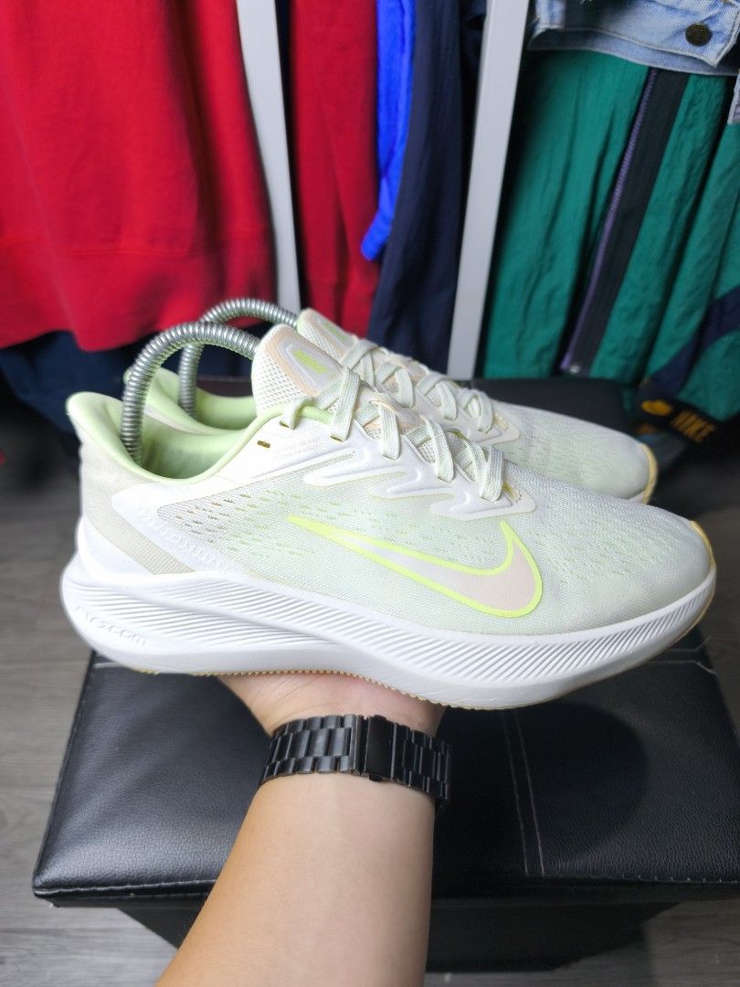 Nike Zoom Winflo 7 Barely Volt running shoes, Women's Fashion, Footwear