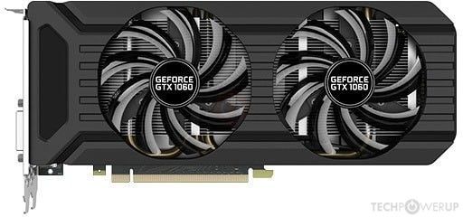 NVIDIA GeForce GTX 1060 Dual Fan Graphics Card