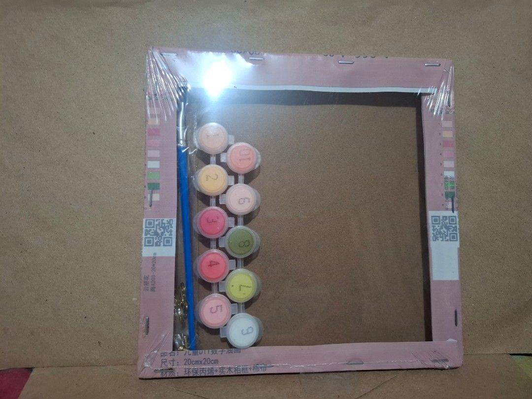 Paint by numbers (Category: Art & Prints) located in Manila. Submitted by miika.chu (Listing ID 1450859789, Image 2). Description: Not sure if paint is still usable Loc: Quezon City MOP: Gcash MOD: JnT, Lalamove (possible meet up but depends) dm if interested or if you have questions :)).