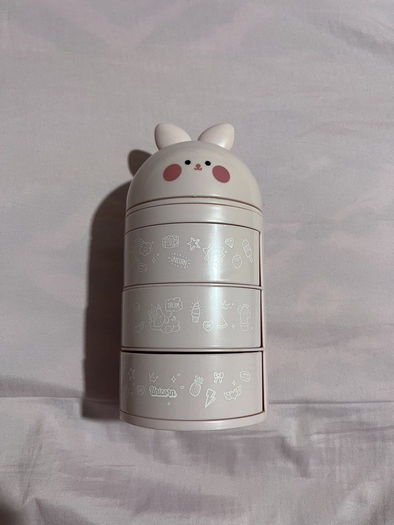 Pink Organizer/Container/Box/Storage (Category: Accessory Holder, Box & Organizers) located in Manila. Submitted by rainbowdash13 (Listing ID 1450835320, Image 1). Description: - used this as storage for jewelry but can fit other small stuff as well - rfs: decluttering .