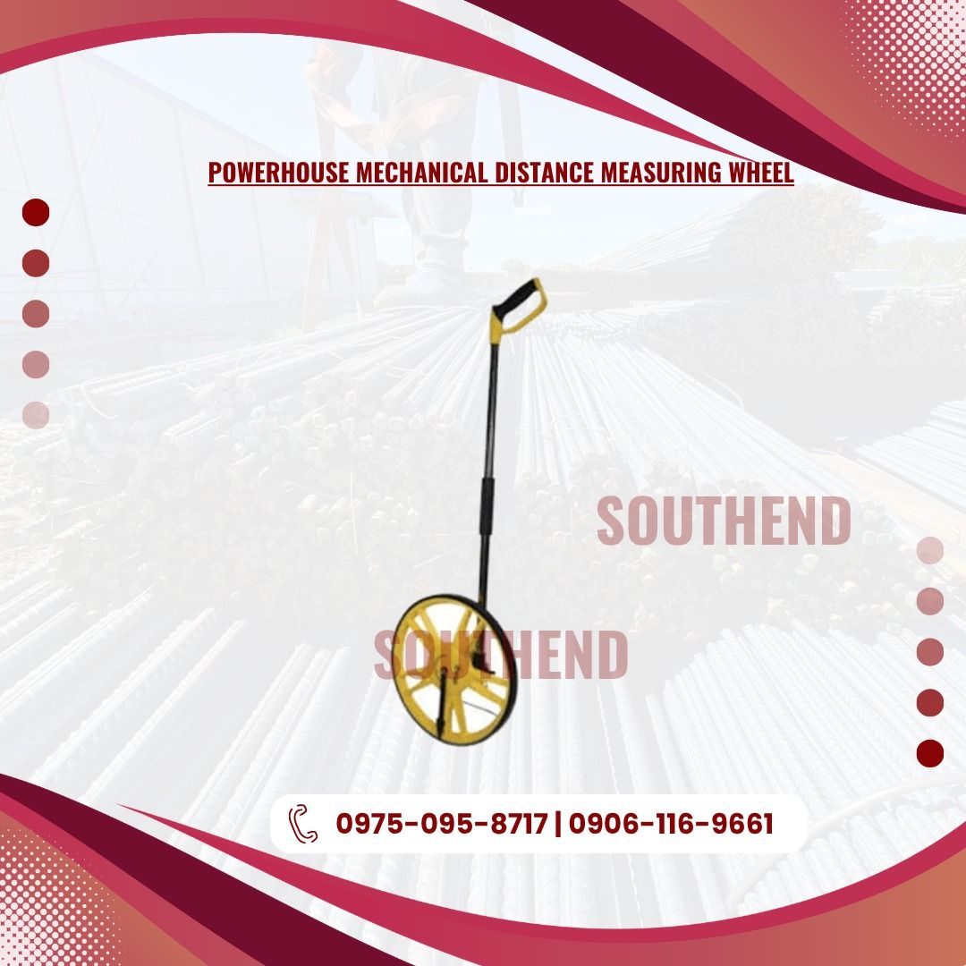 POWERHOUSE MECHANICAL DISTANCE MEASURING WHEEL (Category: Home Improvement Tools & Accessories) located in Caloocan City. Submitted by jepoy_southendconstruction (Listing ID 1450780394, Image 1). Description: 𝕆ℕ 𝕊𝕋𝕆ℂ𝕂 – ℍ𝕚𝕘𝕙-ℚ𝕦𝕒𝕝𝕚𝕥𝕪 𝕀𝕟𝕕𝕦𝕤𝕥𝕣𝕚𝕒𝕝 & ℂ𝕠𝕟𝕤𝕥𝕣𝕦𝕔𝕥𝕚𝕠𝕟 𝕄𝕒𝕥𝕖𝕣𝕚𝕒𝕝𝕤 𝕃𝕠𝕠𝕜𝕚𝕟𝕘 𝕗𝕠𝕣 𝕢𝕦𝕒𝕝𝕚𝕥𝕪 𝕔𝕠𝕟𝕤𝕥𝕣𝕦𝕔𝕥𝕚𝕠𝕟 𝕒𝕟𝕕 𝕙𝕒𝕣𝕕𝕨𝕒𝕣𝕖 𝕞𝕒𝕥𝕖𝕣𝕚𝕒𝕝𝕤? 𝕎𝕖 𝕤𝕦𝕡𝕡𝕝𝕪 𝕒 𝕨𝕚𝕕𝕖 �