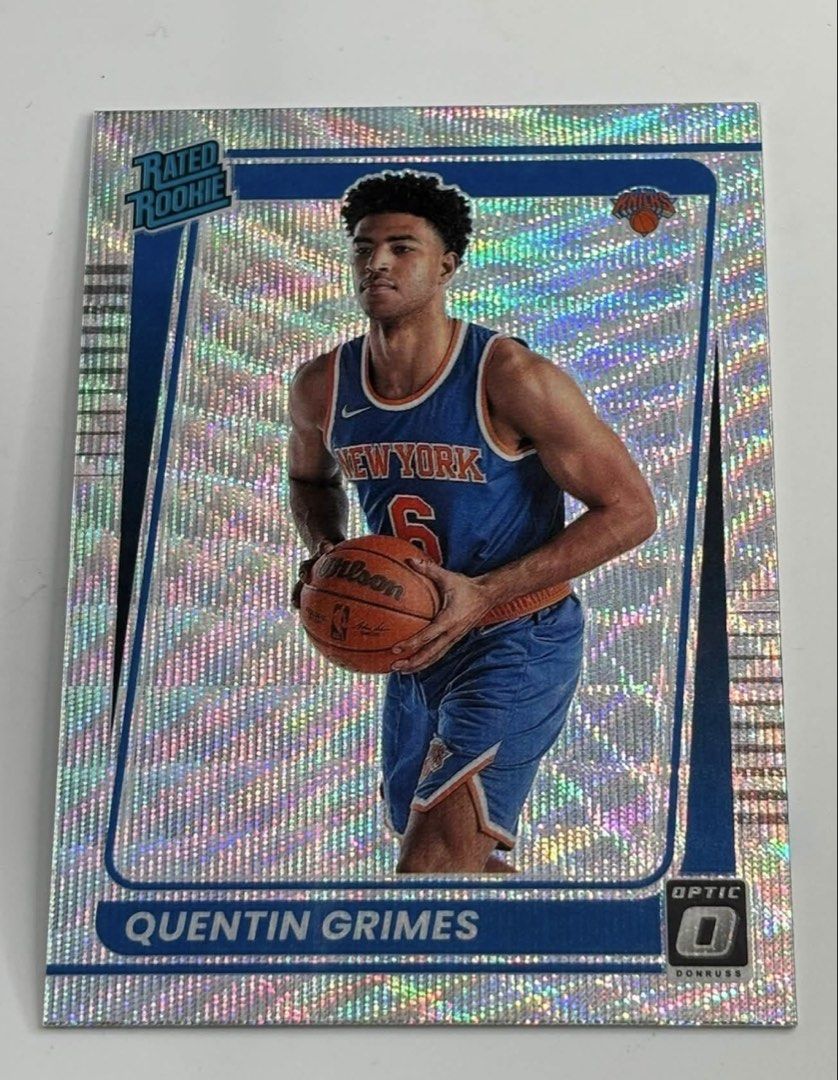 Quentin Grimes Rated Rookie (Category: Raw Singles) located in Makati City. Submitted by saint09_nba (Listing ID 1450848995, Image 1). Description: Lakers Newly Signed Player RC WYSIWYG Sleeved and toploaded Shipping C/O Buyer .
