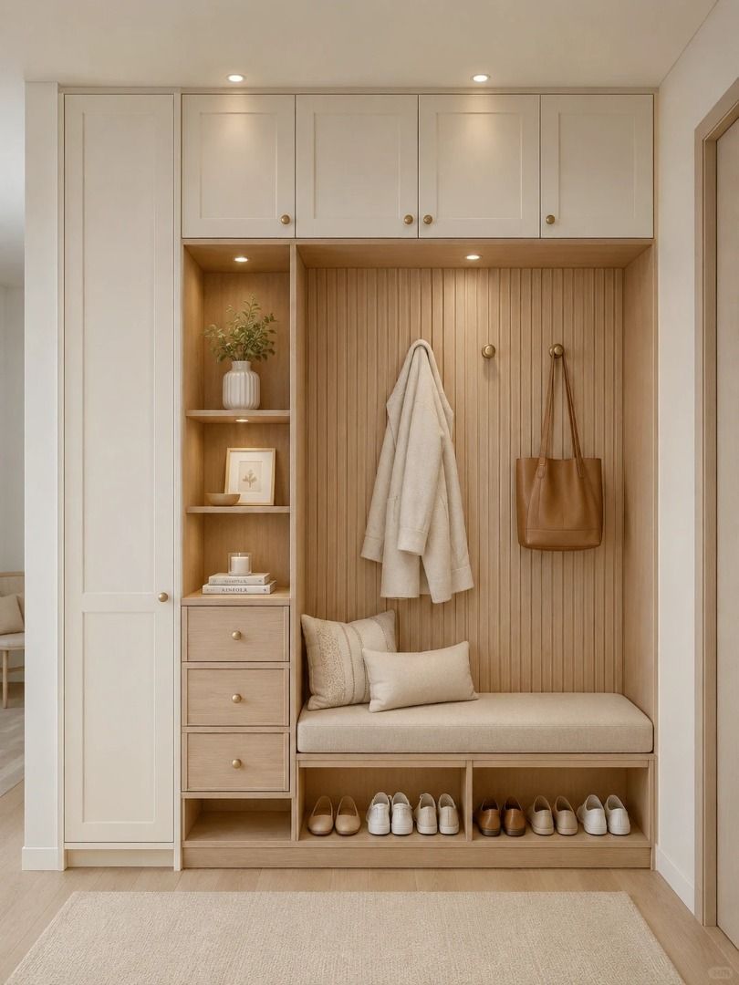 RAINBOW CRAFT 九款絕美原木風玄關櫃設計！ 鞋櫃 Shoe cabinet, entryway cabinet 入戶櫃 C-shaped cabinet 原木風 奶油風 高身櫃 儲物櫃 可訂造 手袋架 Handbag rack, snack cabinet 零食櫃 門口櫃 鞋櫃連掛衣架 換鞋凳 C字櫃 顏色定制 層櫃 收納櫃 轉角櫃 書架 Corner cabinet bookshelf 雜物櫃 內部空間可量身訂造 靠墻櫃 滿墻櫃 到頂設計 多層 定制櫃 Custom 翻斗櫃儲物 全屋定製 （分類：櫃子、組合櫃及置物架）位於 Hong Kong。 由 whole-house.customization 提交（商品編號 1450795807，圖片 2）。簡介： 【香港專業全屋傢俬定制——為您打造最懂生活的安樂窩】 歡迎光臨！我們是一間植根香港、專注「全屋傢俬定制」的專業團隊。深知香港寸金尺土、戶型奇特，我們拒絕死板的制式傢俬，致力為您量身打造最完美的空間方案。 不論是治癒鑽石廳
