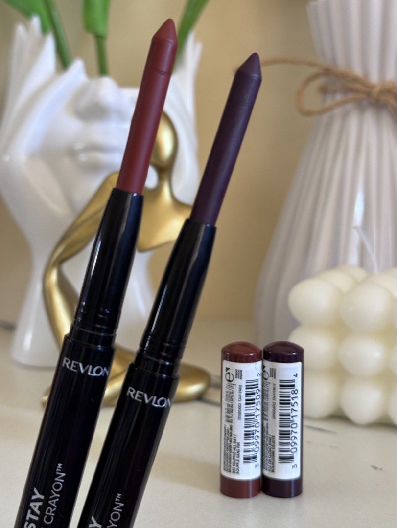 Revlon Colorstay Matte Lite Crayon Full Size (Category: Makeup) located in Batangas. Submitted by maria0808 (Listing ID 1450876377, Image 2). Description: 🧡PRICE PER PIECE! 💛Shades: 003 Souffle All Day 012 On Cloud Wine.