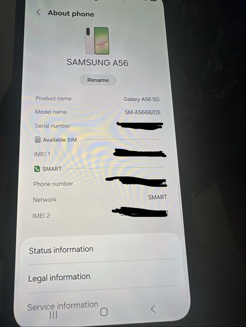Samsung A56 5G (Pink) 8/256gb (Category: Samsung) located in Manila. Submitted by dracorys1994 (Listing ID 1450870668, Image 3). Description: Samsung Galaxy A56 5G – 256GB | Pink | Like New Storage: 256GB Color: Pink Condition: Rarely used, well taken care of Freebies: Includes 2 protective cases.